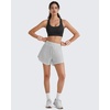 image:imageG4Free BareFeel Non Padded Racerback Sports Bra for Women  Scoop Neck Workout Tank Top Casual Yoga GymBlack