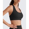 image:imageG4Free BareFeel Non Padded Racerback Sports Bra for Women  Scoop Neck Workout Tank Top Casual Yoga GymBlack