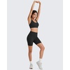 image:imageG4Free BareFeel Non Padded Racerback Sports Bra for Women  Scoop Neck Workout Tank Top Casual Yoga GymBlack
