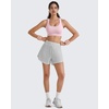 image:imageG4Free BareFeel Non Padded Racerback Sports Bra for Women  Scoop Neck Workout Tank Top Casual Yoga GymBlush
