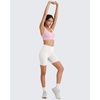 image:imageG4Free BareFeel Non Padded Racerback Sports Bra for Women  Scoop Neck Workout Tank Top Casual Yoga GymBlush