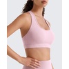 image:imageG4Free BareFeel Non Padded Racerback Sports Bra for Women  Scoop Neck Workout Tank Top Casual Yoga GymBlush