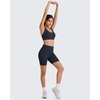 image:imageG4Free BareFeel Non Padded Racerback Sports Bra for Women  Scoop Neck Workout Tank Top Casual Yoga GymDark Navy