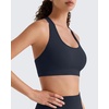 image:imageG4Free BareFeel Non Padded Racerback Sports Bra for Women  Scoop Neck Workout Tank Top Casual Yoga GymDark Navy