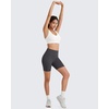 image:imageG4Free BareFeel Non Padded Racerback Sports Bra for Women  Scoop Neck Workout Tank Top Casual Yoga GymPure White