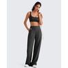 image:imageG4Free BareFeel Non Padded Square Neck Sports Bra for Women  Wireless U Back Crop Tank Tops Yoga Workout CasualBlack