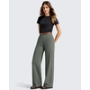 image:imageG4Free EverGoing Womens Wide Leg Dress Pants Pull On Stretchy High Waisted Casual Trousers with PocketsGray Sage