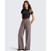 image:imageG4Free EverGoing Womens Wide Leg Dress Pants Pull On Stretchy High Waisted Casual Trousers with PocketsTaupe