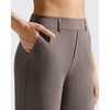 image:imageG4Free EverGoing Womens Wide Leg Dress Pants Pull On Stretchy High Waisted Casual Trousers with PocketsTaupe