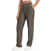 image:imageG4Free ShiftReady Yoga Pants Women High Waist Dress Work Pants with Pockets Straight Leg Business Casual Trousers 283032Dark Taupe