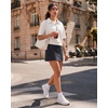 image:imageG4Free Smoofit Modal Soft Skirts for Women  151719 ALine Drawstring Summer Casual Skirt with PocketsBlack