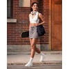 image:imageG4Free Smoofit Modal Soft Skirts for Women  151719 ALine Drawstring Summer Casual Skirt with PocketsTaupe