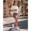 image:imageG4Free Smoofit Modal Soft Skirts for Women  151719 ALine Drawstring Summer Casual Skirt with PocketsTaupe